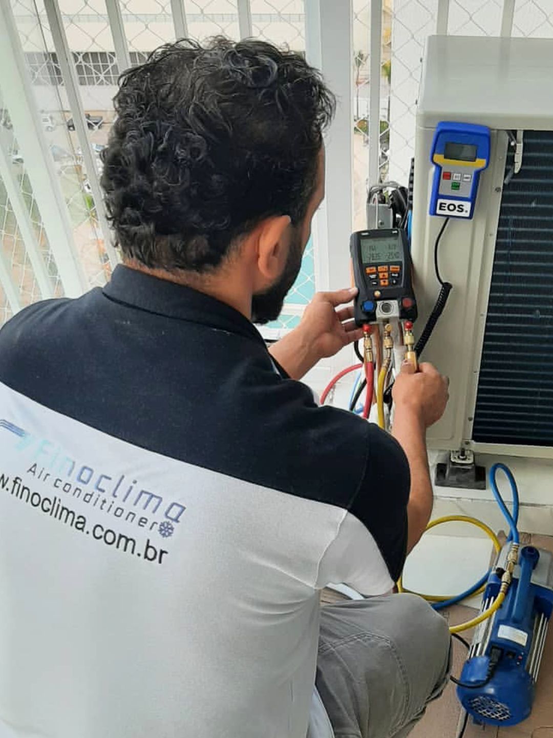 recarga de gas de ar candicionado aa
